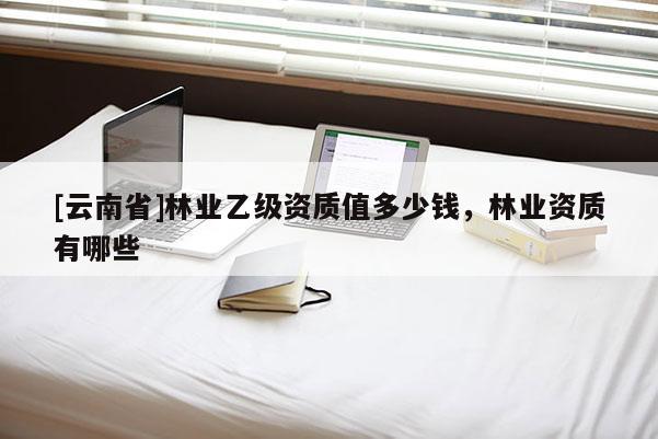 [云南省]林業乙級資質值多少錢，林業資質有哪些