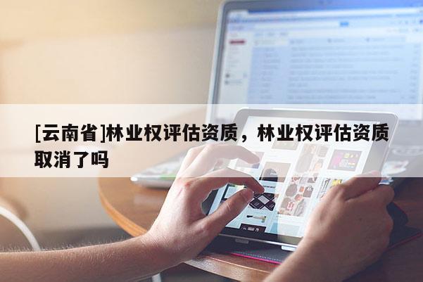 [云南省]林業權評估資質，林業權評估資質取消了嗎