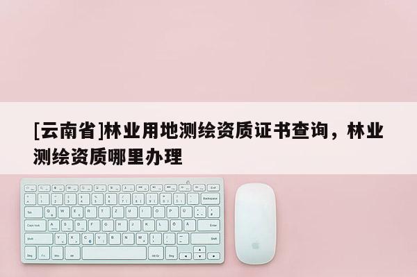 [云南省]林業(yè)用地測繪資質(zhì)證書查詢，林業(yè)測繪資質(zhì)哪里辦理